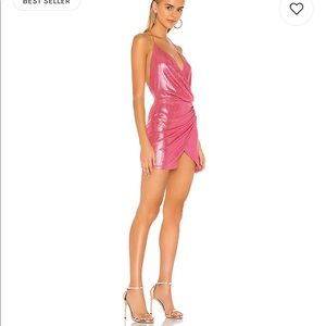 Superdown Sexy, Shimmering Missie Wrap Front Dress, Size XS. Worn once.